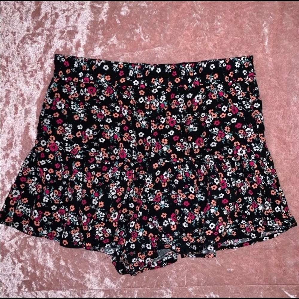 Floral Romper Shorts